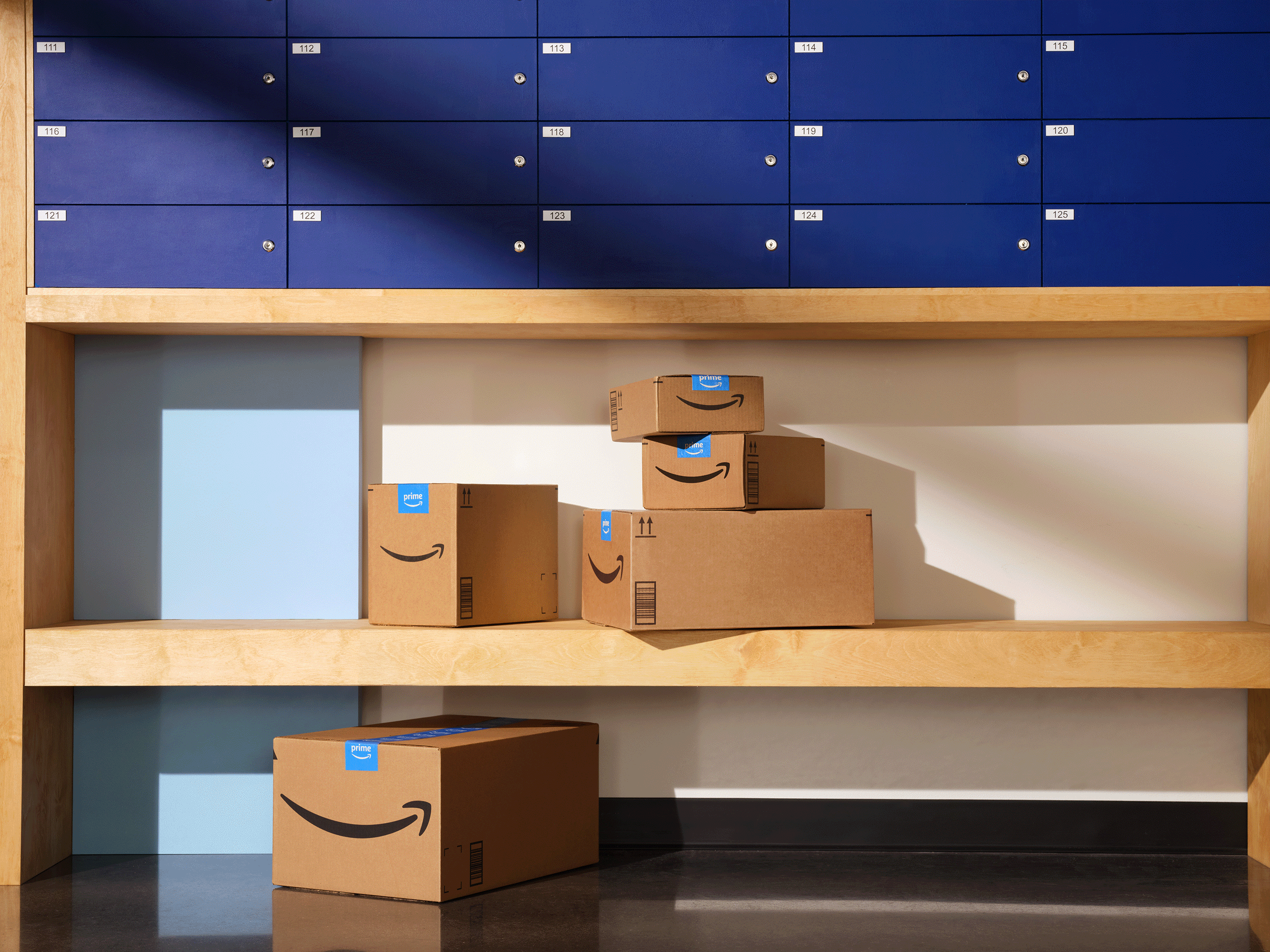 A collage of products and brand storefronts on Amazon.com