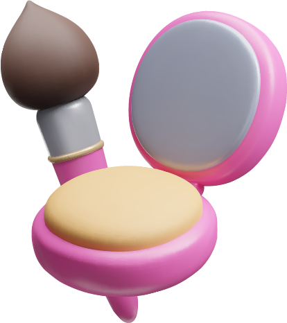 메이크업 상품 일러스트