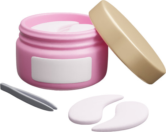 스킨케어 상품 일러스트